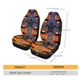 thumbnail image 5 of Xoenoiee Colorful Turtle American Traditional Pattern 2 PCS Car Seat Covers Front Auto Seat Cover, Car Bucket Seats Protector Covers Universal fit for SUV Sedan Van, 5 of 6