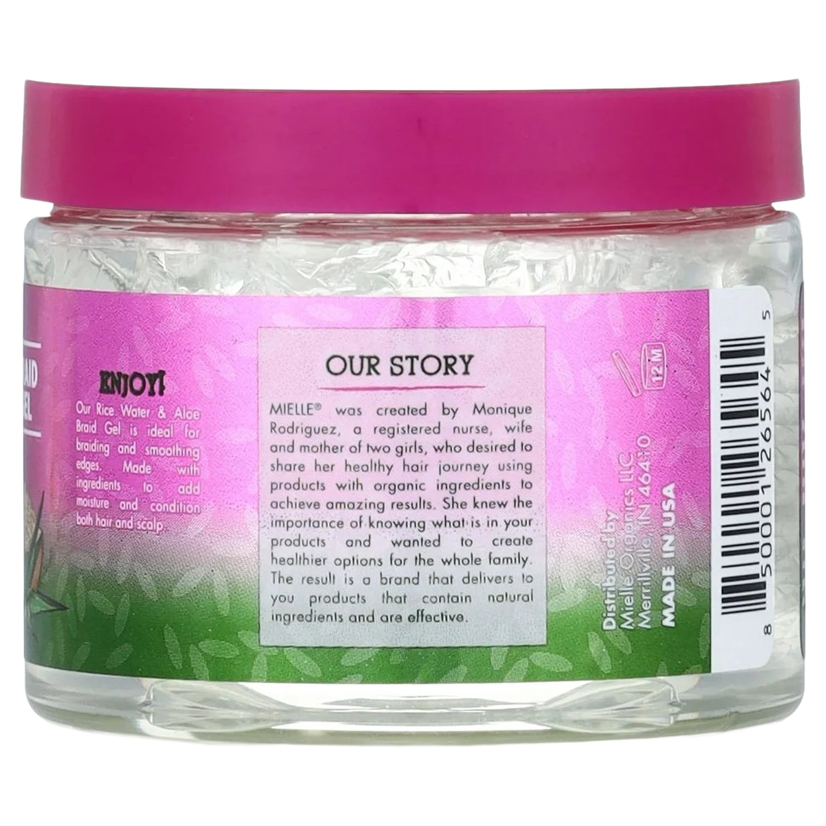 Mielle Rice Water & Aloe Braid Gel 5 oz
