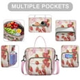 thumbnail image 2 of Strawberry Roomy Insulated Lunch Bags Large Lunch Box for Women Stylish & Functional Large Tote Adult Lunch Box for Men and Women, 2 of 7