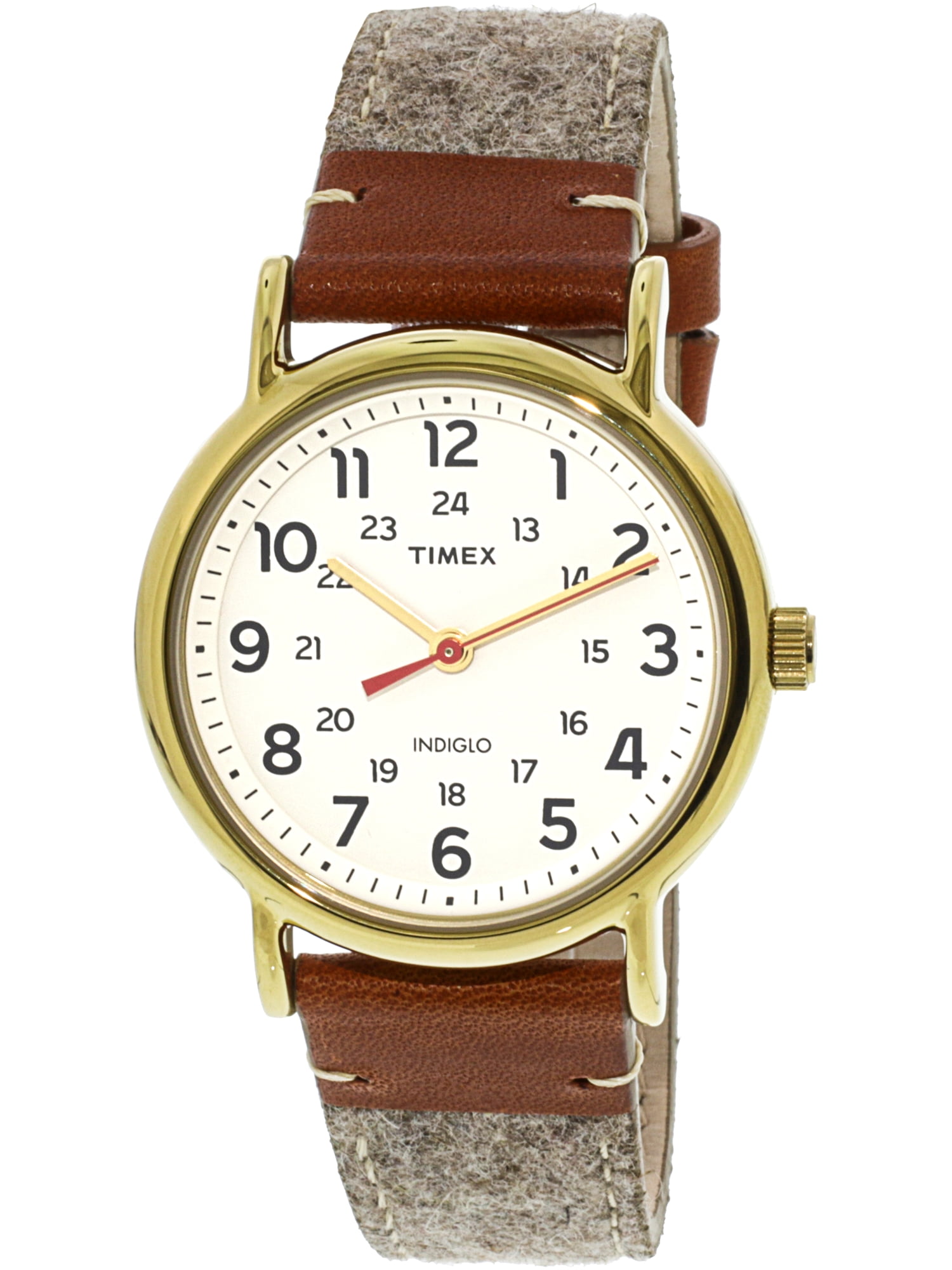timex weekender gold