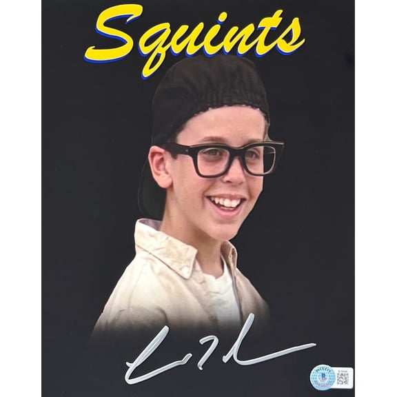 Chauncey Leopardi "Squints" Signed 8x10 Beckett Authen #1 The Sandlot