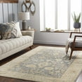 thumbnail image 4 of Hauteloom Penyffordd Wool Living Room, Bedroom Area Rug - Traditional - Charcoal, MediumGray, Beige - 9' x 13', 4 of 12
