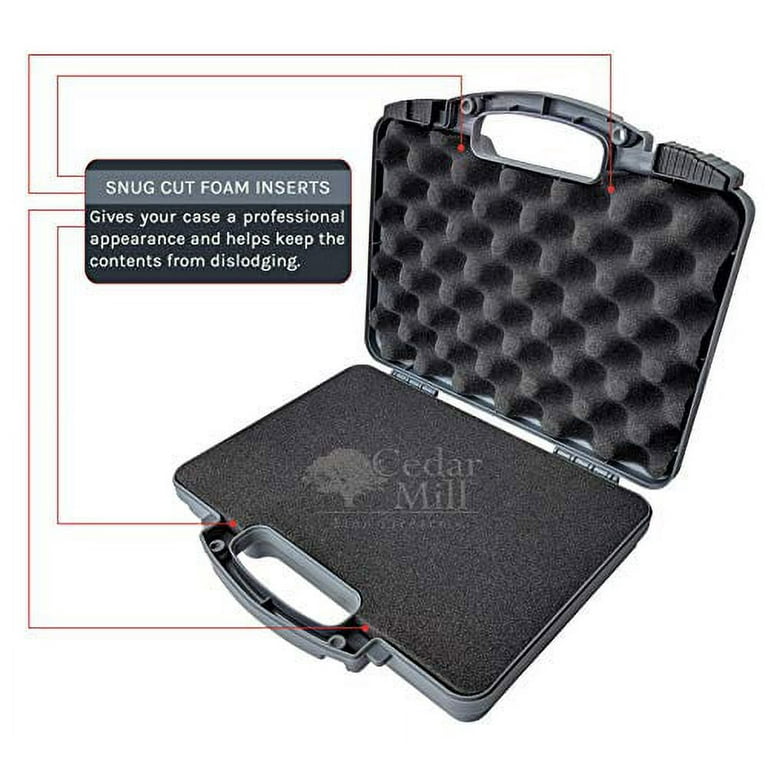  Professional 3 inch Gun Case Foam 12 x 12 x 3 inch - 1  piece (charcoal)