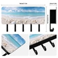 thumbnail image 2 of Beach Shells Sea Mail Holder Organizer Wall Mount with Shelf Key Holder Key Rack with 5 Key Hooks for Wall Decorative, 2 of 6