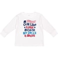 thumbnail image 3 of Inktastic Military Uncle Proud Nephew Freedom Boys or Girls Long Sleeve Toddler T-Shirt, 3 of 5