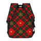 thumbnail image 4 of Easygdp Christmas Plaid Flower Mochila Ergonómica Versátil para Laptop - Múltiples Bolsillos, Correas Ajustables, Unisex para Escuela, Viajes y Actividades al Aire Libre-One Size, 4 of 5