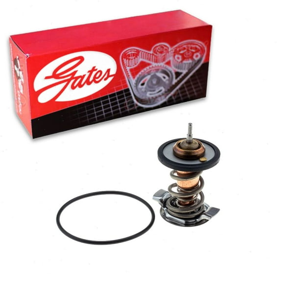 Gates Engine Coolant Thermostat compatible with Chevrolet Camaro 2.0L 3.6L L4 V6 2010-2018