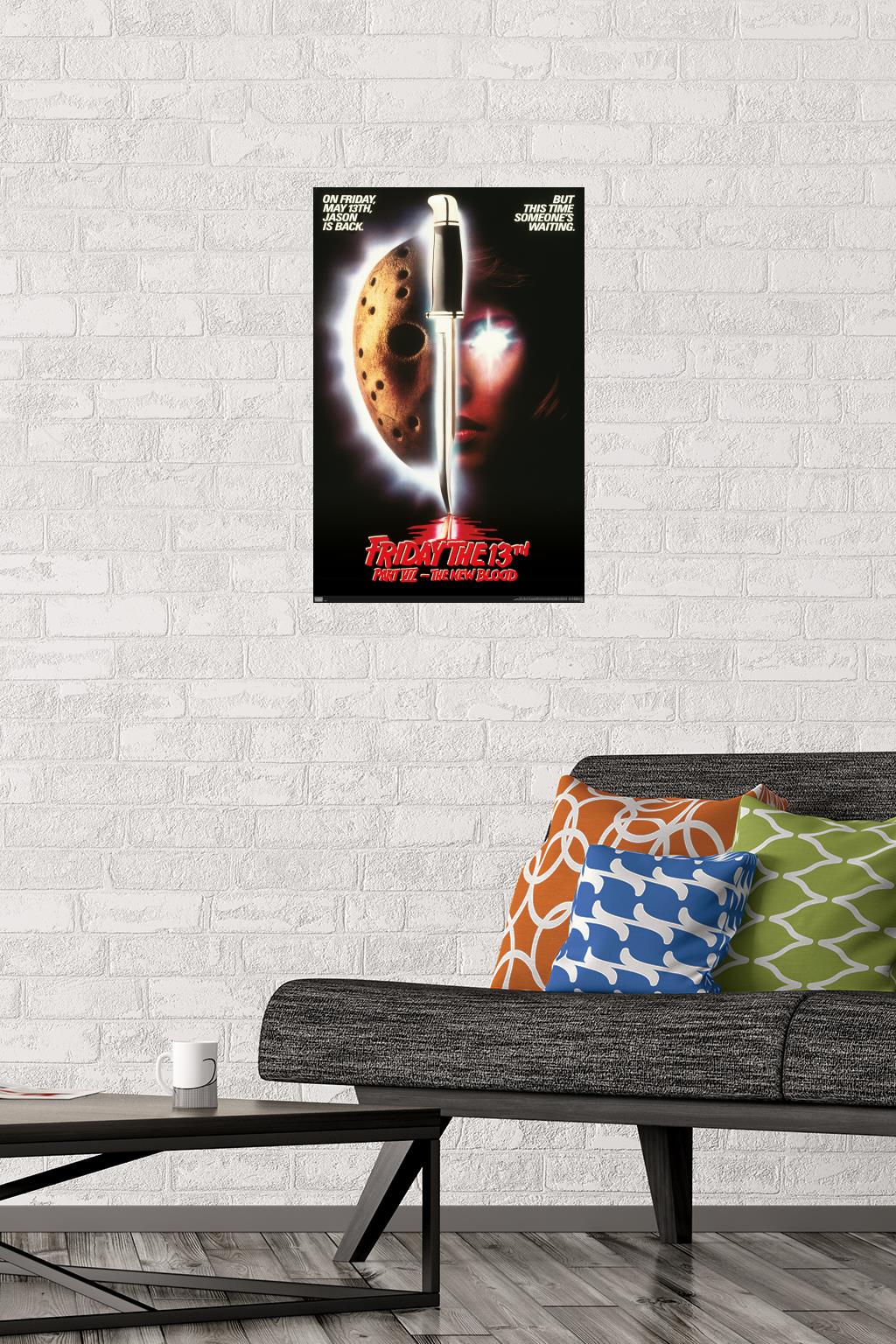 Friday The 13th Part ViI: The New Blood - One Sheet Wall Poster, 14.725" x 22.375"