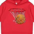 thumbnail image 3 of Inktastic Basketball Swish Toddler Hoodie, 3 of 4
