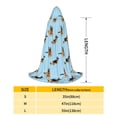 thumbnail image 2 of Honeii German Shepherd Dog Print Poncho Cape, Cloak Coat, Snuggly Hooded Wearable Blanket, Hooded Cape For Teenagers,Halloween Costumes-Large, 2 of 7