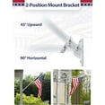 thumbnail image 3 of BsBsBest 5ft White Stainless Steel Flagpole Kit, 3 of 7