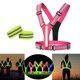 thumbnail image 3 of Chaleco reflectante LED impermeable Cola para correr 3 modos de iluminación ajustable rosa, 3 of 8