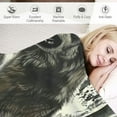 thumbnail image 3 of PRATYUS Eclipse Wolf Blanket for Bed - Eclipse Throw Blanket for Women, Men and Kids - Super Soft  Wolf Blanket Throw  Blanket Wolf Gifts  50x60in, 3 of 6