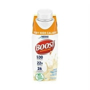 Boost Very High Calorie Nutritional Drink Very Vanilla, 8 ounce Carton, 24 Count
