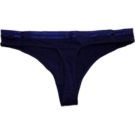 Jockey - Jockey Women's Navy Supima Cotton Allure Thong Panties Size S ...