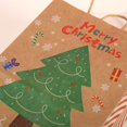 thumbnail image 4 of Bolsas de regalo navideñas Kraft 24 bolsas de estilo variado Bolsas de papel navideñas con asas Bolsas de regalo navideñas con estampados navideños para envolver regalos Cristo, 4 of 5