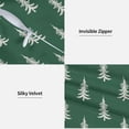thumbnail image 4 of Christmas Pillow Covers 18x18 Set of 2, Green Chirstmas Tree Decorations Throw Pillow Covers Outdoor Winter Holiday Farmhouse Xmas Cushion Case Linen Square for Home Couch Sofa, 4 of 6