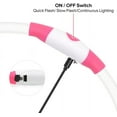 thumbnail image 3 of USB Rechargeable LED Dog Collar Glowing pet Dog Collar for Night Safety  Water Resistant Cuttable TPU Light Up Collars Fashion Light up Collar for Small Medium Large Dogs, 3 of 5