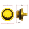 thumbnail image 3 of CNC Dexter Engine Oil Cap Gold For Honda CBR CB VTR Seal CNC Aluminum Filler, 3 of 3