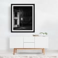 thumbnail image 3 of One Way, Hudson - Hudson New York Photography Black and White Architecture Street Photography Nightlife Cityscape Minimalist Vintage Black Framed Wall Art Print 8 x 10 inches, 3 of 4