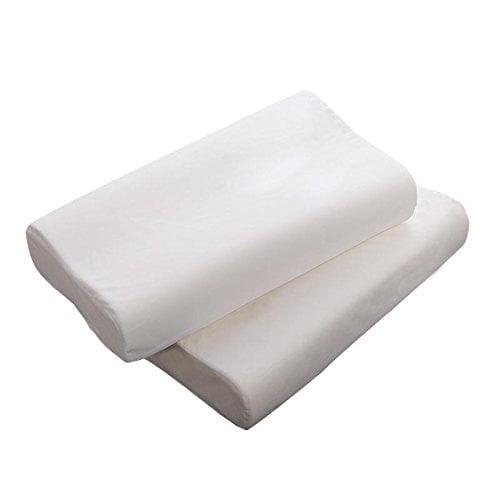 FDW Standard 2 Contour Memory Foam Pillow Great for Relieving Neck and