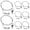 Silver, variant on 8 Sets Heavy Duty Picture Hanging Kit with Adjustable Wire - Mirror Hanging System for Art Gallery, Photo Frames, Mirrors, and Displays