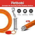 thumbnail image 2 of Cable de amarre para perros Petbobi de 12 m, resistente, con estaca de 41 cm, 2 of 6