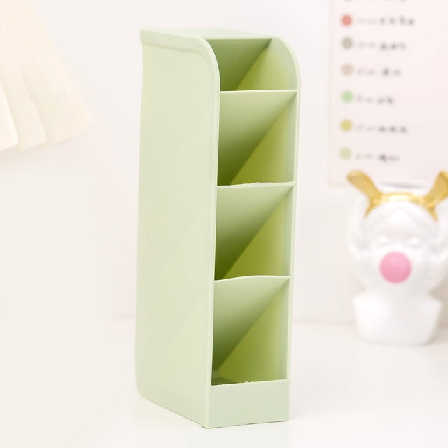 Pencil Holder Pen Organizer Pencil Organizer Desk Pen Holder Pen Holder Simple Practical Multicell Small Candy Color Pen Holder Student Stationery Storage Box