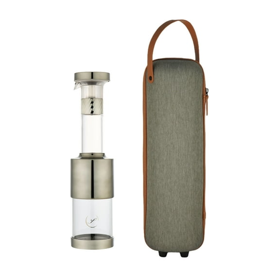 ZOENOX Beverage Vacuum Dispenser (Dark Silver)