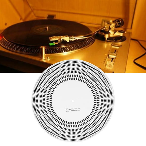 Turntables LP Stroboscope Disc Rotational Speed Detection LP Turntables Calibration Disc for Record Player