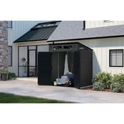 Suncast Modern Resin Storage Shed, Grey, 79.5 in D x 90 in H x 67 in W