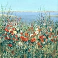 thumbnail image 2 of OToole, Tim 15x15 Gold Ornate Wood Framed with Double Matting Museum Art Print Titled - Seaside Garden II, 2 of 4