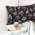thumbnail image 6 of Disketp Pillow Covers Colorful Mushrooms Pattern Throw Pillow Case Cushion Covers,Cushion For Bedroom,Couch,Home-14"X20", 6 of 9