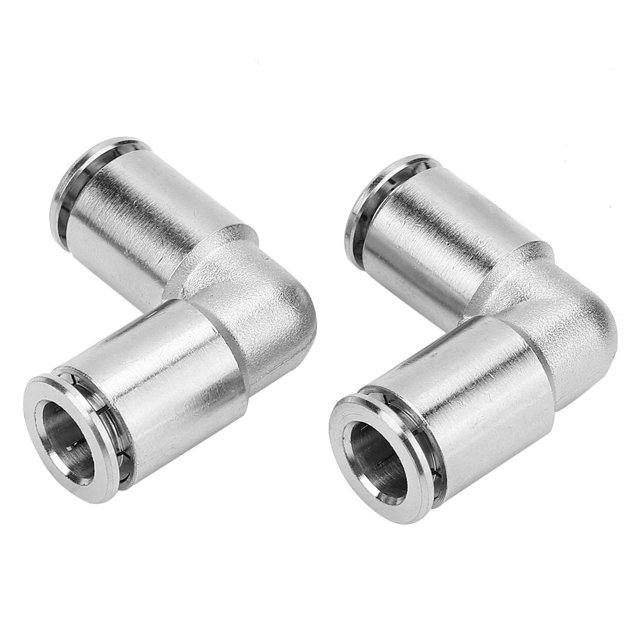 Codo manguera de aire conexiones rápidas codo de cobre conector rápido neumático bspp manguera de aire conexión rápida 90 grados conector rápido neumático 2 piezas todo ANGGREK Otros