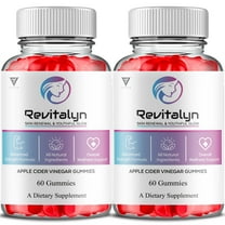 (2 Pack) Revitalyn Keto ACV Gummies, Revitalyn Maximum Strength Wellness Gummy Supplement (120 Gummies)