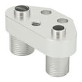 AC Compressor Adapter Rebuild Kit Aluminium Alloy Good Sealing Straight Fitting for Sanden