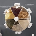 thumbnail image 2 of Granos Montado En La Pared Dispensador De Alimentos Secos De 5 Compartimentos Contenedor De Cereales Giratorio Para Utensilios De Cocina Noticed HA044300-01, 2 of 6