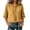 Yellow, variant on Cotton Linen Top for Women 3/4 Sleeve Notch Neck Loose Lightweight Breathable Summer Casual Blouses Tops
