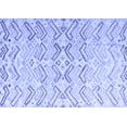 thumbnail image 1 of Ahgly Company Machine Washable Indoor Rectangle Solid Blue Modern Area Rugs, 4' x 6', 1 of 4