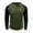 Army Green, variant on Dagegui ! Men's Slim Fit Henley Shirts Raglan Long Sleeve T-Shirts Vintage Crewneck Buttons Pullover Tops Baseball Tees Fall Casual Shirt Dark Gray,XL