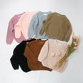 thumbnail image 7 of GYRATEDREAM Baby Girl Boy Knit Sweater Pullover Sweatshirt Warm Crewneck Long Sleeve Shirt Tops Knitted Fall Winter Clothes,1-7T, 7 of 7
