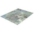 thumbnail image 4 of eCarpetGallery Modern Living Room Area Rug, 6'7" x 9'6", Cobalt Blue, Azure, 4 of 9