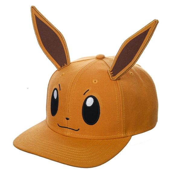 Pokemon Eevee 3D Cosplay Pre-Curved Snapback Hat