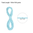 thumbnail image 2 of Uxcell Elastic Cord Heavy Stretch String Rope for Crafting DIY Sewing Hook Straps Camping Tie Down Strap Light Blue 2mm x 100m, 2 of 5