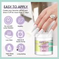 thumbnail image 6 of Saviland White Dip Powder - 60g Nail Dipping Powder Natural Colors for French Nail Tip Starter, 6 of 7
