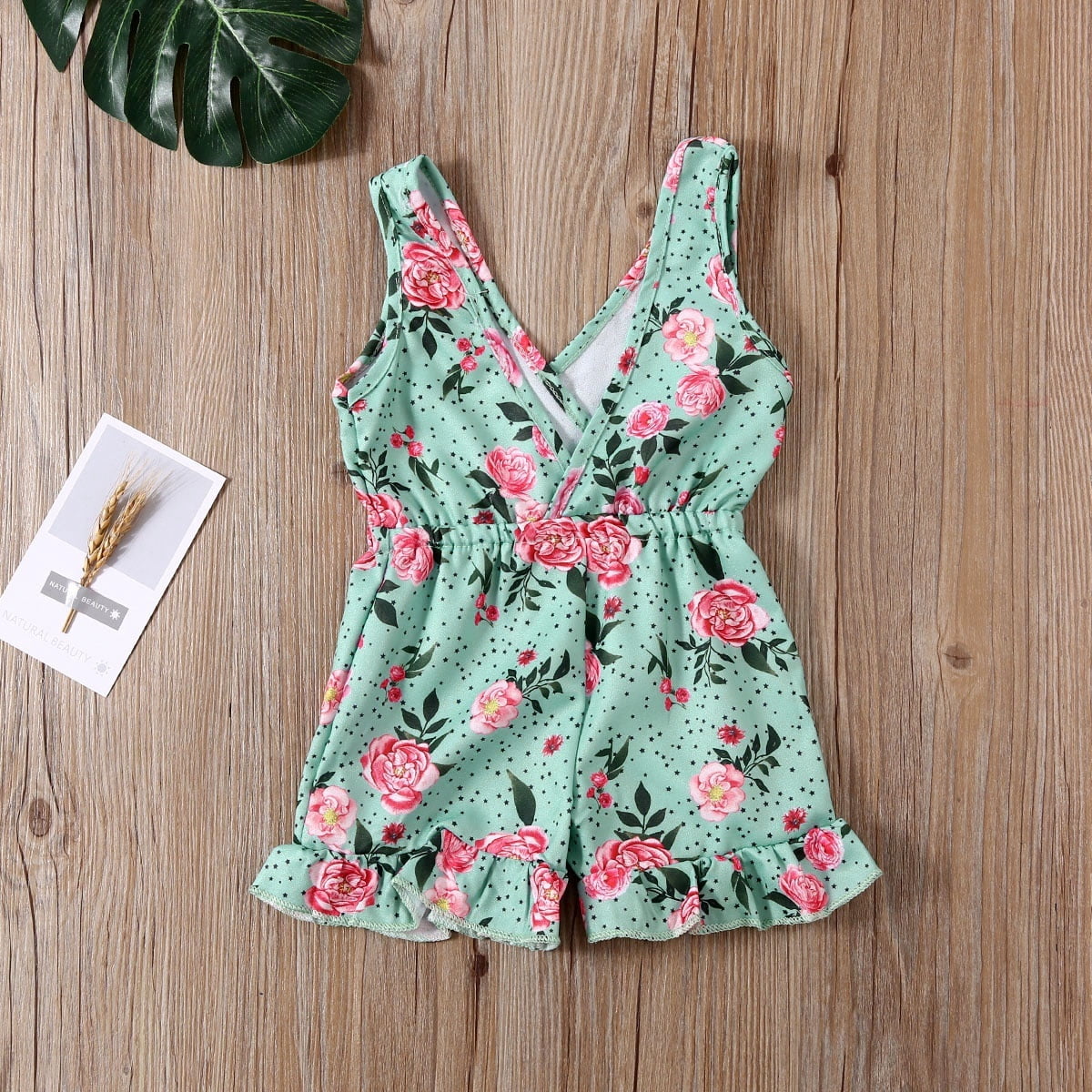 kids floral jumpsuit