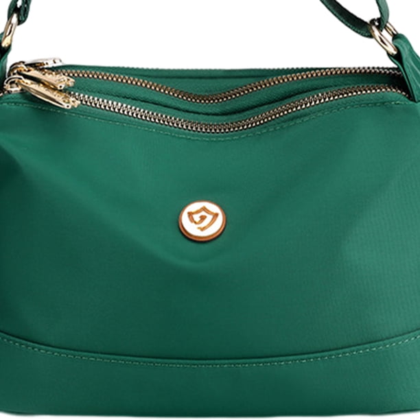 Bolso De Hombro Damas Casual Ligero Crossbody Nylon Cuadrado Verde Wdftyju Para Estrenar