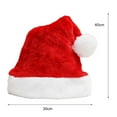 thumbnail image 5 of Hevirgo Plush Xmas Hat Soft Comfortable Vibrant Color Christmas Hat Festival Decor, 5 of 8
