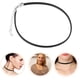 thumbnail image 4 of 10 collares negros para mujer: collar ajustable de cuero sintético, joyería gótica, regalo, gargantilla de moda, decoración para el cuello., 4 of 6