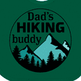 thumbnail image 4 of Inktastic Dad's Hiking Buddy with Mountains and Trees Boys or Girls Baby Bib, 4 of 4